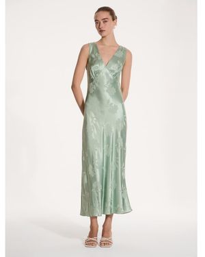 OMNES Dresses Iris Jacquard Dress - Green