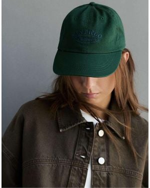 Pull&Bear Cappellino Ricamato San Diego - Verde
