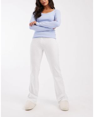Cotton On Lounge Dreamy Flare Trouser - White