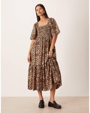 SELECTED Puff Sleeve Dress - Black