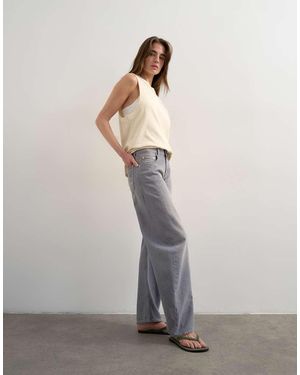 TOPSHOP Skewed Boyfriend Jean - Grey