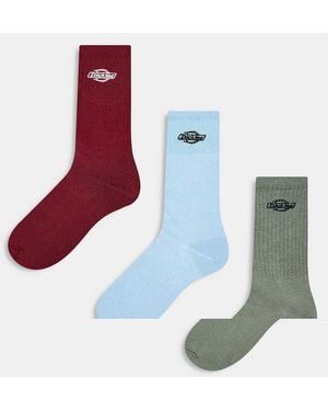 Dickies Summerdale Three-Pack Socks - Blue