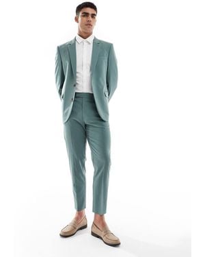 ASOS Tapered Suit Trousers - Blue