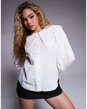 River Island Collared Shirt - White