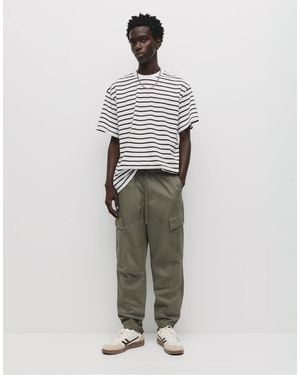 Pull&Bear Cargo joggers - White