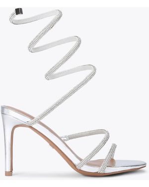 KG by Kurt Geiger Athena Heeled Sandals - White