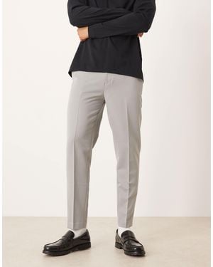 ASOS Smart Tapered Trouser - Gray