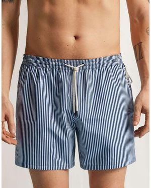 Intimissimi Reversible Striped Swim Shorts - Blue