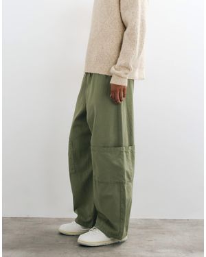 ASOS Barrel Cargo Trousers - Green