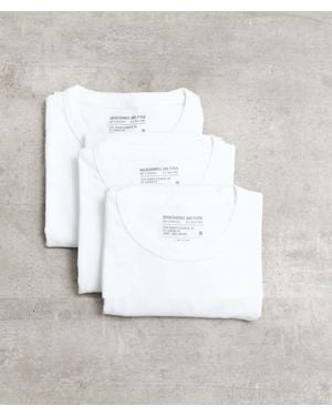 Abercrombie & Fitch Confezione Da 3 T-Shirt Basic Classiche Bianche - Bianco