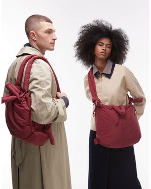 ölend Ona Soft Nylon Multiwear Crossbody Bag - Red