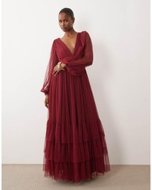 LACE & BEADS Madison - Rosso