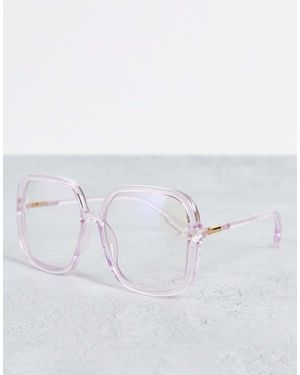 Madein. – e oversize-brille mit blaulicht-gläsern - Grau