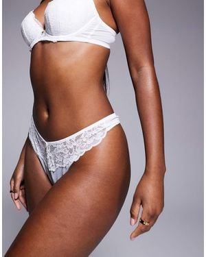 Ann Summers Sexy Lace Thong - Brown