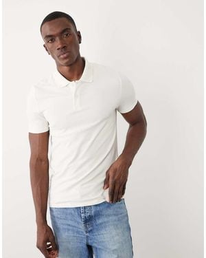 ASOS Essentials Muscle Fit Polo - Blue