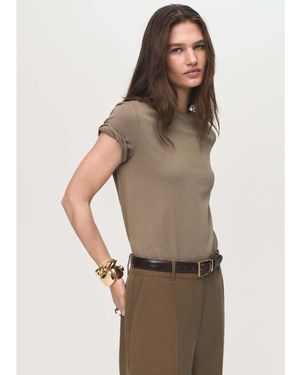 Mango T-Shirt - Marrone