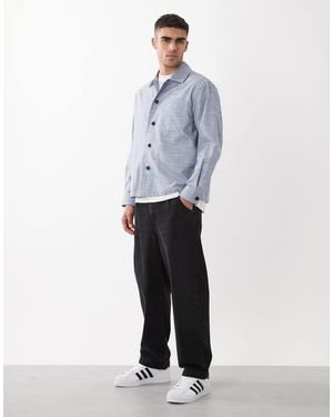 SELECTED Textured Overshirt - White