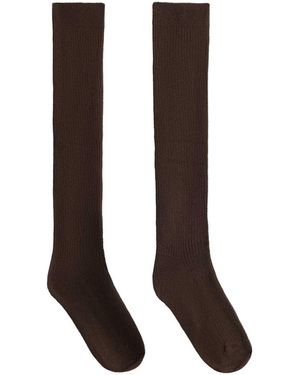 Oysho Kaschmir 17 % lange socken 61 % modal - Braun