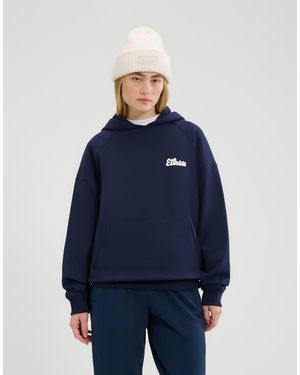 Ellesse Il Trio Long Sleeve Graphic Hoodie - Blue