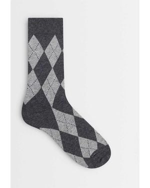 Jdy Sokken Met Grijze Argyle - Grijs