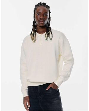Pull&Bear Polo à manches longues - cassé - Neutre