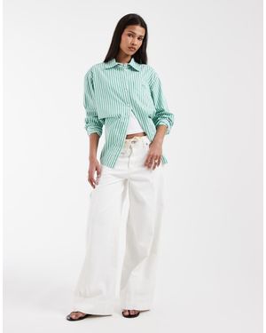 Gap Tie Waist Drawstring baggy Jeans - Green