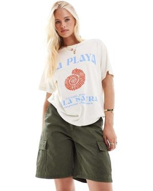 Levi's baggy Cargo Shorts - White