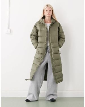 Columbia – pike lake ii – lang geschnittene jacke - Grün