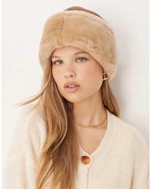 Becksöndergaard Becksöndergaard Dora Shearling Hat - Natural