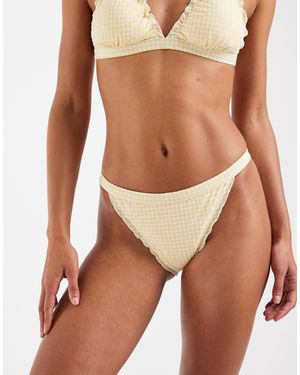 Vero Moda – brasilianische bikinihose - Braun