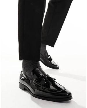 ASOS Mocassini Di Vernice Con Nappe - Nero