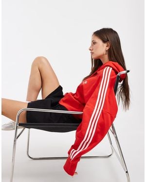 adidas Originals Cropped Hoodie - Red