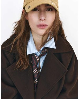 Pull&Bear Casquette avec broderie - Noir