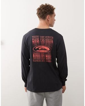Quiksilver Ev Heaven Like Long Sleeve T-Shirt - Black