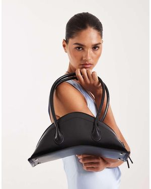 ASOS Structured Croissant Clutch Bag - Black