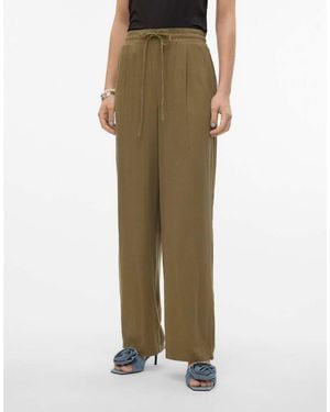 Vero Moda Wide Leg Trousers - Green