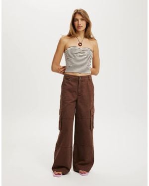 Cotton On Benny Cargo Pant - Brown