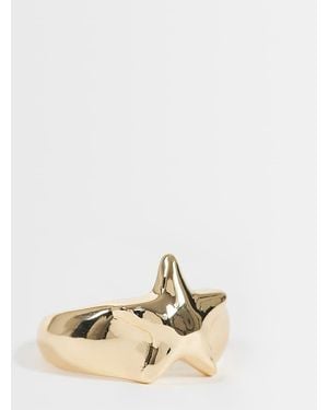 ASOS Asos Design Curve Anello Con Motivo A Stella - Neutro