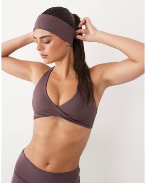 4505 Active Light Support Twist Front Sports Bra - Multicolor