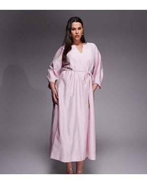 Forever New Seam Detail Midi Dress - Purple