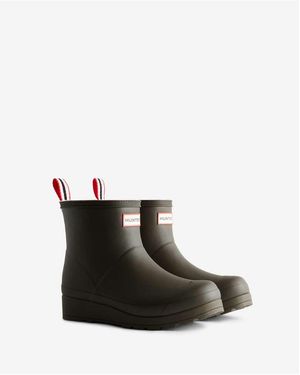 HUNTER Play Lined Short Boot - Black