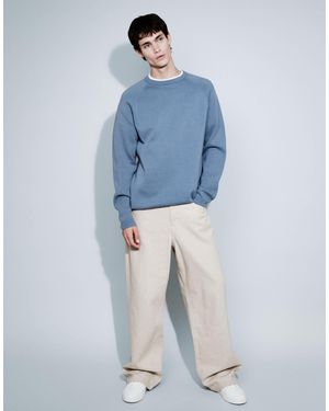 ASOS Lockerer strickpullover - Blau