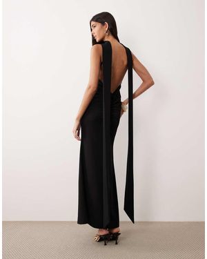 ASOS Vestito Con Sciarpa - Neutro