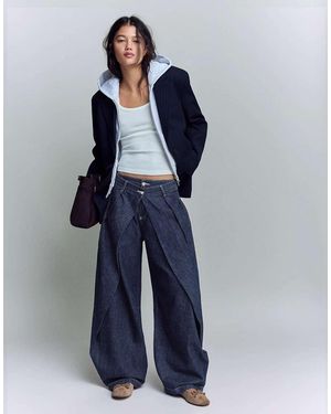 Bershka Balloon Jeans - Blue