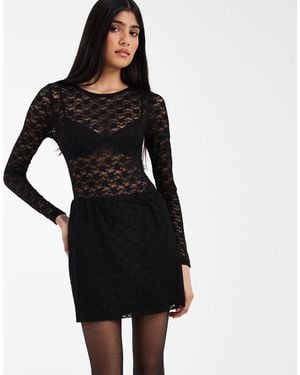 ASOS Mini-jupe en dentelle - Noir