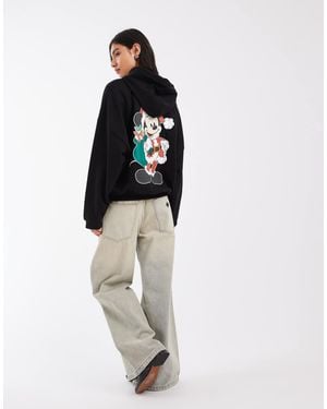 ASOS Disney kapuzenpullover mit santa-mickey-print - Weiß