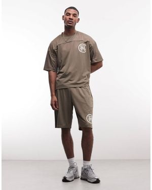 Good For Nothing baggy Jersey Shorts - Natural