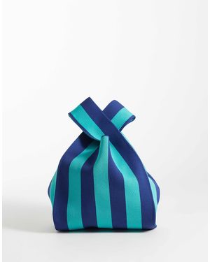 ASOS Loop Through Clutch Bag - Blue