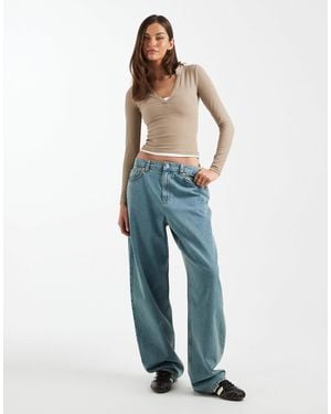 Collusion Tall Antifit Jeans - Blue