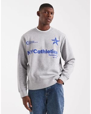 Jack & Jones Sweatshirt With Front Graphic - Blue